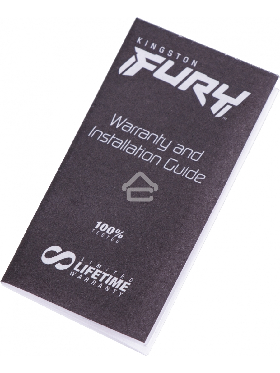 Оперативная память Kingston Fury Beast, DDR5, 32GB (2x16GB), 5200MHz, CL40, DIMM, радиатор, чёрный