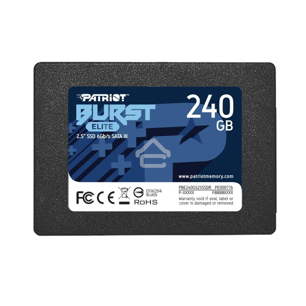Накопитель SSD Patriot Burst Elite, 240Gb, SATA, 2.5