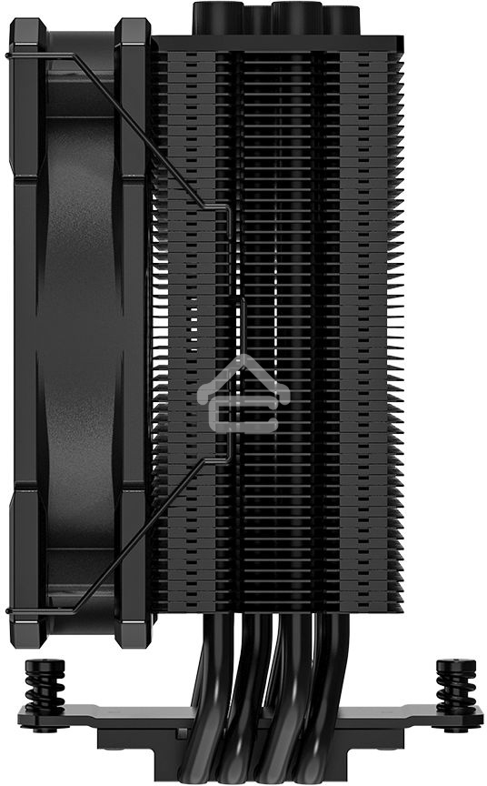 Кулер ID-COOLING SE-224-XTS черный 120мм алюминий+медь 1500rpm 29db 4-pin 220W 151мм