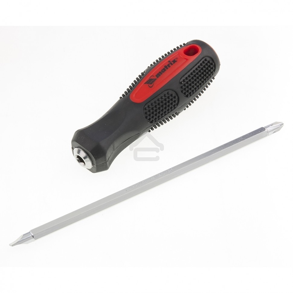 Отвертка Matrix комбинированная SL6,0/Ph2 мм, CrV, антискользящая двухкомп. рукоятка