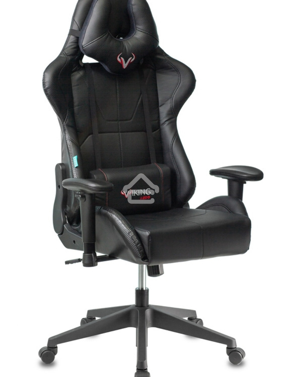 Кресло игровое Бюрократ VIKING 5 AERO BLACK EDITION черный искусственная кожа