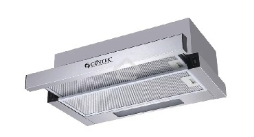Вытяжка встраиваемая Centek СТ-1840-60 SS серебристый, 60 см, 600 м³/ч, 52 дБ