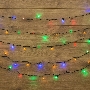 Гирлянда «Твинкл-Лайт» 20 м, темно-зеленый ПВХ, 160 LED, цвет мультиколор