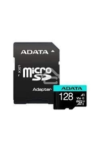 Карта памяти MICRO SDXC 128GB W/AD. AUSDX128GUI3V30SA2-RA1 ADATA