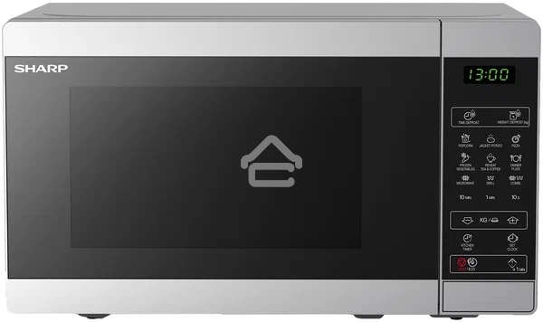 Микроволновая печь Sharp R6800RSL серебристый, 20 л, 800 Вт, переключатели - сенсор
