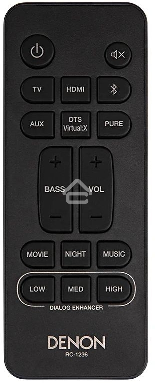 Саундбар Denon DHTS216BKE2 2.1 120Вт черный