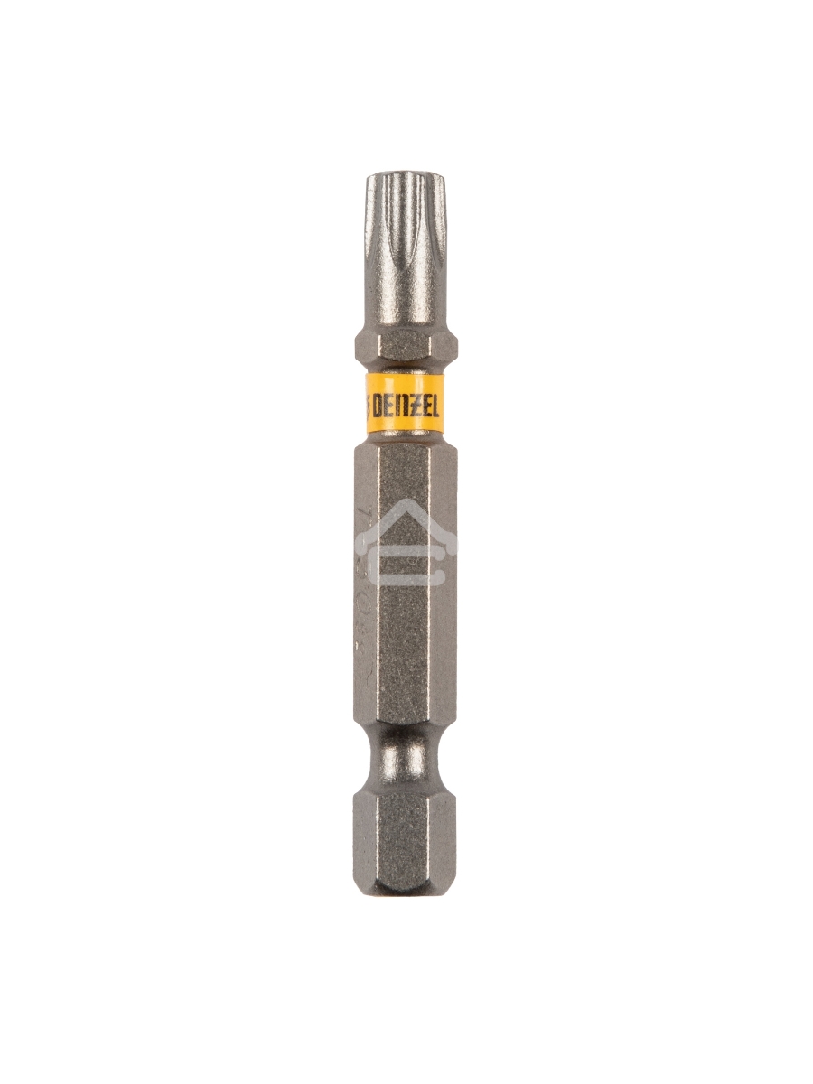 Набор бит TORX 30х50, сталь S2, шестигранный профиль, 10 шт. Denzel