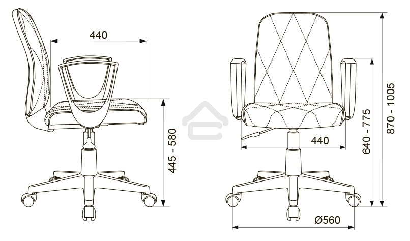 Кресло компьютерное Бюрократ CH-W327 слоновая кость OR-10, эко.кожа, крестов. пластик, пластик белый