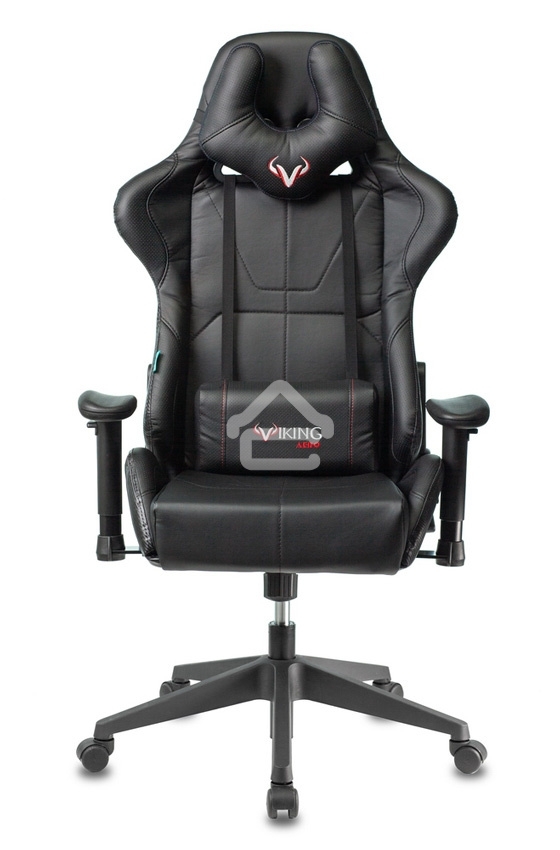 Кресло игровое Бюрократ VIKING 5 AERO BLACK EDITION черный искусственная кожа