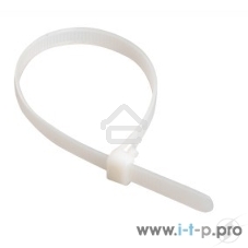 Хомут кабельный 7.6х300 нейл. белый (уп. 100 шт) ИЭК UHH31-D076-300-100
