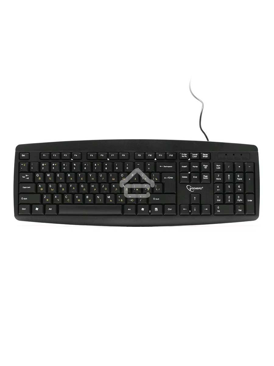 Клавиатура Gembird KB-8351U-BL проводная, USB, черный