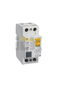 УЗО Iek MDV10-2-063-100 ВД1-63 2Р 63А 100мА ИЭК