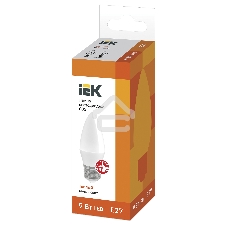 Лампа светодиодная LED 9Вт 230В 3000К E27 свеча LLE-C35-9-230-30-E27 IEK