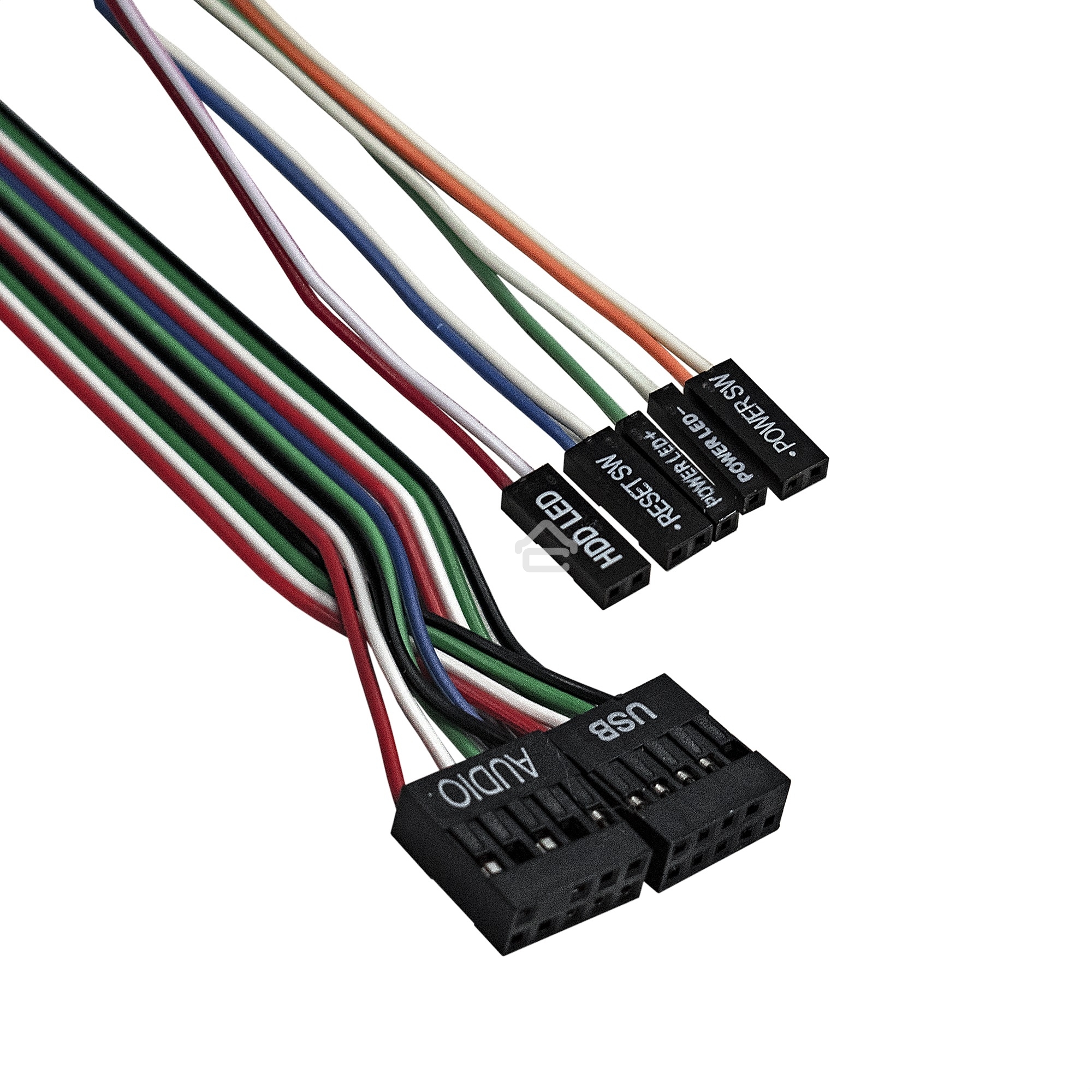 Компьютерный корпус Exegate EX268691RUS Компьютерный корпус MiniITX Exegate MI-207 Black, miniITX/mATX, <M450, 80mm>, 2*USB, Audio