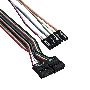 Компьютерный корпус Exegate EX268691RUS Компьютерный корпус MiniITX Exegate MI-207 Black, miniITX/mATX, <M450, 80mm>, 2*USB, Audio