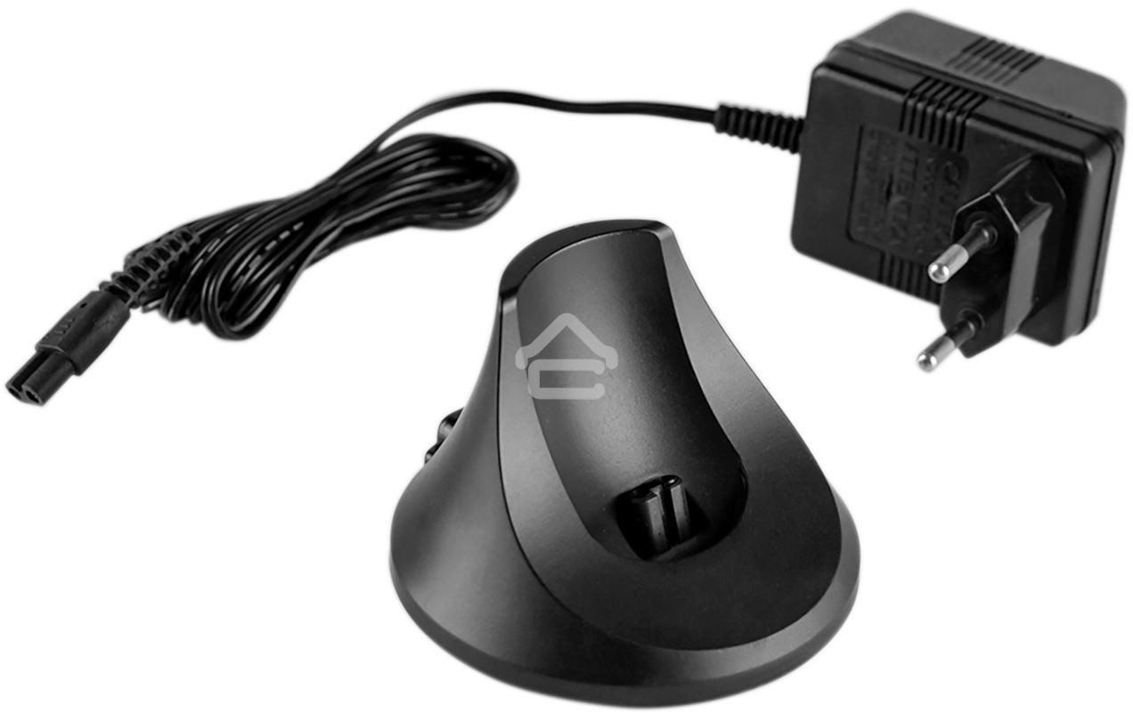 Набор для стрижки Galaxy Line GL 4155, черный с серебристым, лезвия из японской нержавеющей стали, индикатор работы и заряда, время непрерывной работы 45 мин, 4 насадки–расчески (3, 6, 9, 12 мм), эргономичный дизайн