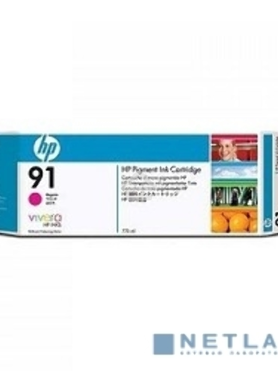 Картридж струйный HP №91 C9468A пурпурный для HP DJ Z6100 (775мл)