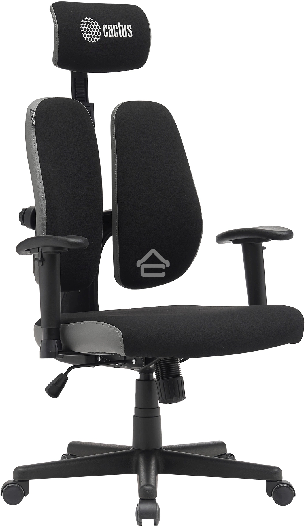 Кресло компьютерное Cactus CS-CHR-MC03-BKGY черный