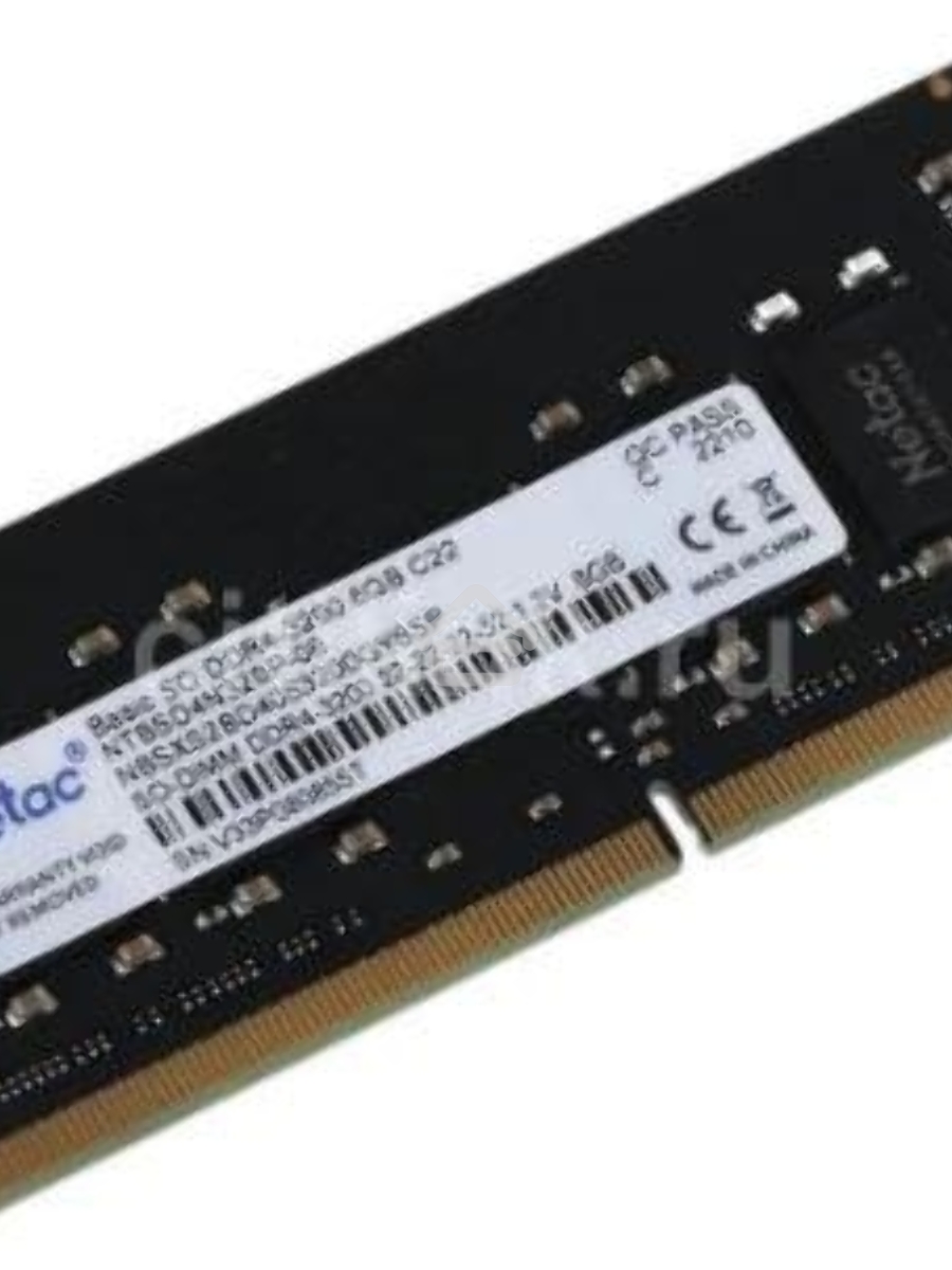 Оперативная память NETAC Basic, DDR4, 8GB (1x8GB), 3200MHz, CL22, SO-DIMM