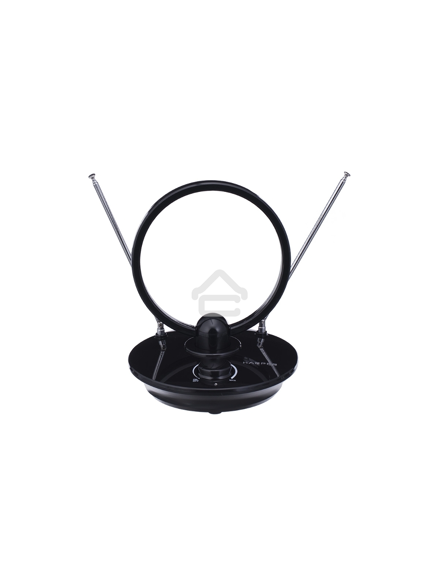 Телевизионная антенна Harper ADVB-2969 (комнатная, активная;DVB-T2; VHF / UHF (174–230 MHz, 470-862 MHz); 25 dB; 75 ; 3 dB; 1м)