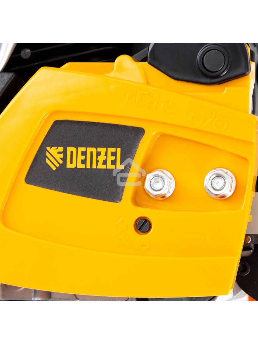 Пила цепная бензиновая Denzel DGS-5218, шина 45 см, 52см3, 3,5 л.с., шаг 0,325, паз 1,5 мм,