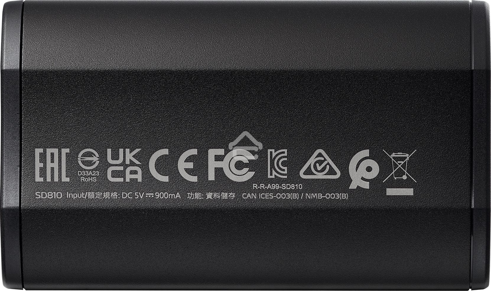 Внешний накопитель SSD ADATA 4Tb SD810 USB Type-C (2000/2000 Mb/s) metal case черный (SD810-4000G-CBK)
