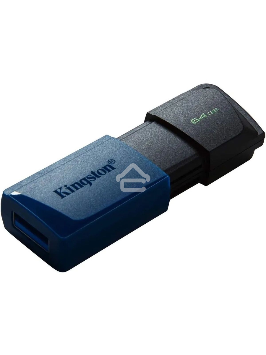 Флеш диск Kingston 64Gb DataTraveler Exodia M DTXM/64GB USB3.0 черный/синий