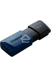 Флеш диск Kingston 64Gb DataTraveler Exodia M DTXM/64GB USB3.0 черный/синий