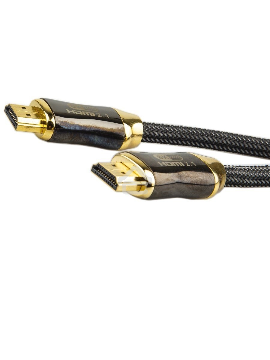 Кабель HDMI 19M/M,ver. 2.1, 8K@60 Hz 2m метал разъемы, нейлоновая оплетка Telecom <TCG300-2M>