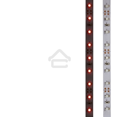 Лента светодиодная открытая, 8 мм, IP23, SMD 2835, 60 LED/m, 12 V, цвет свечения красный