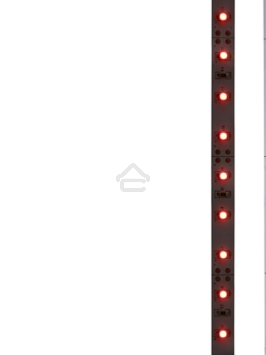 Лента LED открытая, 8 мм, IP23, SMD 2835, 60 LED/m, 12 V, цвет свечения красный