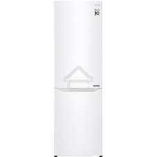 Холодильник LG GA-B419SWJL белый двухкамерный 223/79л морозилка снизу, No Frost