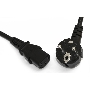 Кабель питания компьютера Hyperline PWC-IEC13-SHM-3.0-BK (Shucko+C13) (3x1.0), 3 м