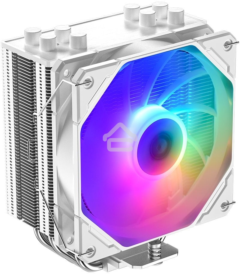 Кулер ID-COOLING SE-224-XTS ARGb белый 120мм алюминий/медь 1500rpm 29db 4-pin 220W 151мм