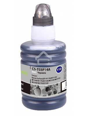 Чернила Cactus CS-T03P14A черный140мл для Epson M1100/M1120/M1170/M2140/M2170
