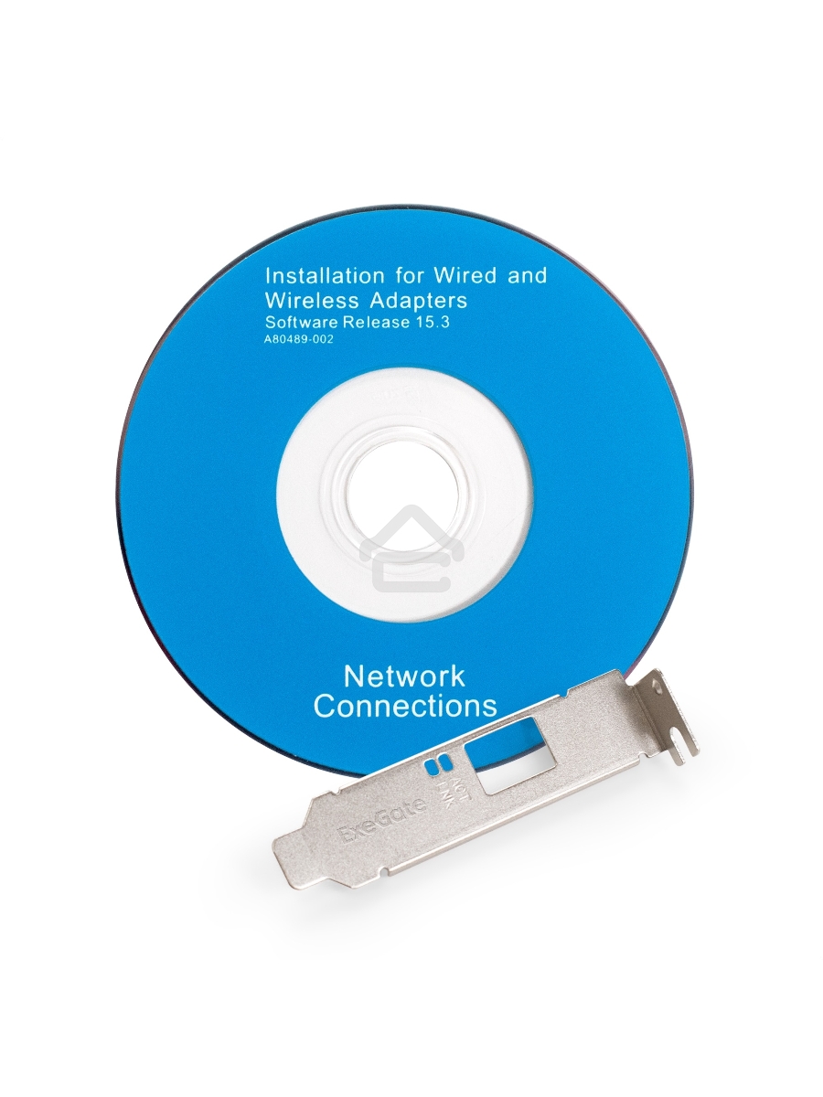 Сетевой адаптер ExeGate EXE-i210-F1 (PCI-E x1 v2.0, порт 1xSFP (медный), 10/100/1000Mbps, Gigabit Server NIC Intel Chipset I210-F1)