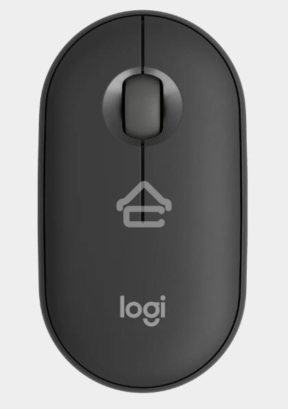 Мышь беспроводная Logitech Pebble M350 графитовый, 1000 dpi, радиоканал, Bluetooth, USB, кнопки - 3