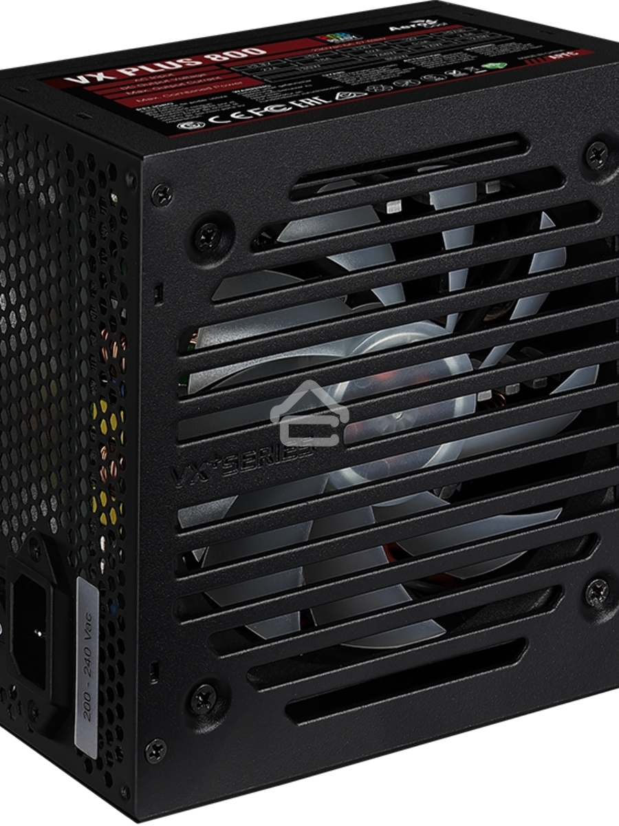 Блок питания Aerocool / Formula VX PLUS 800 RGB, 800Вт, 120мм, черный