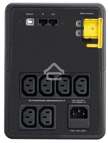 Источник бесперебойного питания APC Back-UPS BX1200MI 650Вт 1200ВА черный