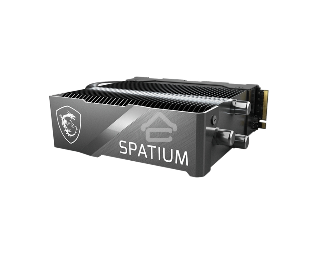 Накопитель SSD MSI 4Tb SPATIUM M580 FROZR,M.2(22x80мм), NVMe, PCIe 5.0 x4, 3D TLC, R/W 14100/12600, IOPs -/-, DRAM buffer 8192, TbW 3000, DWPD 0.38, with Heat Spreader (5 лет)