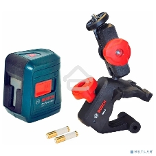 Лазерный нивелир Bosch GLL 2+MM 2 (0601063A01) лазерный крест дальность:10м± 0,5мм/м