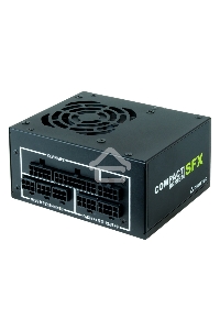 Блок питания Chieftec Compact CSN-550C, 550Вт, 80 PLUS Gold, 80мм, модульный, черный