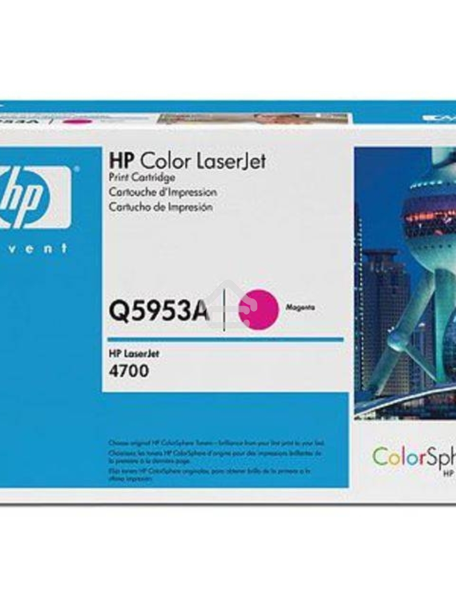 Картридж лазерный HP Q5953A пурпурный для Color LaserJet 4700 10000стр.