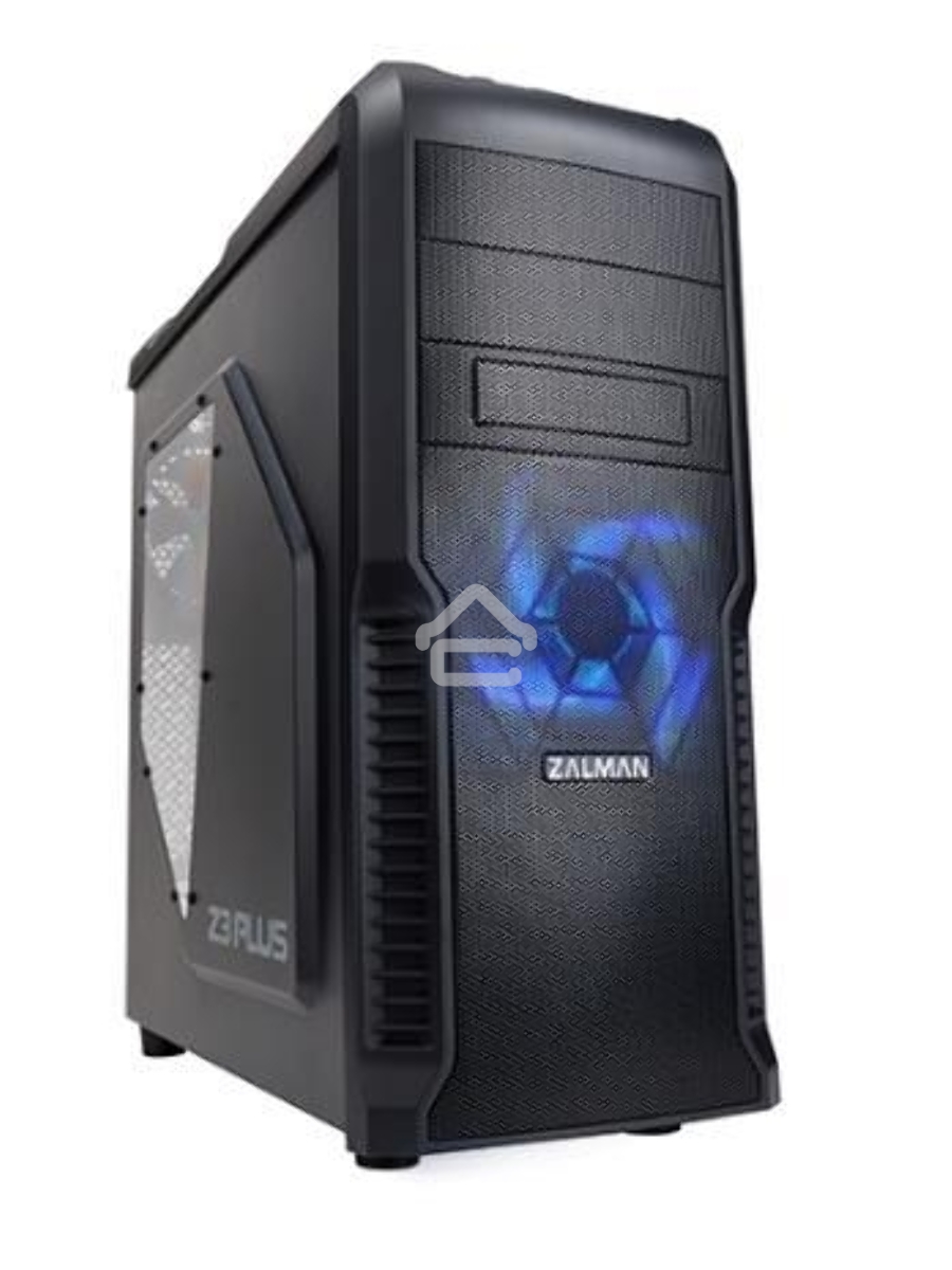 Компьютерный корпус Zalman Z3 черный без БП ATX 1x120mm 2xUSB2.0 1xUSB3.0 audio bott PSU