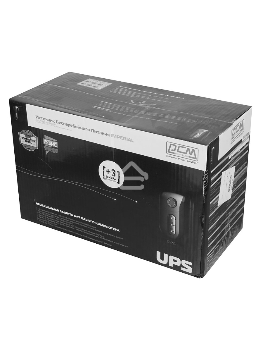 Источник бесперебойного питания Powercom Imperial IMP-525AP 315Вт 525ВА черный