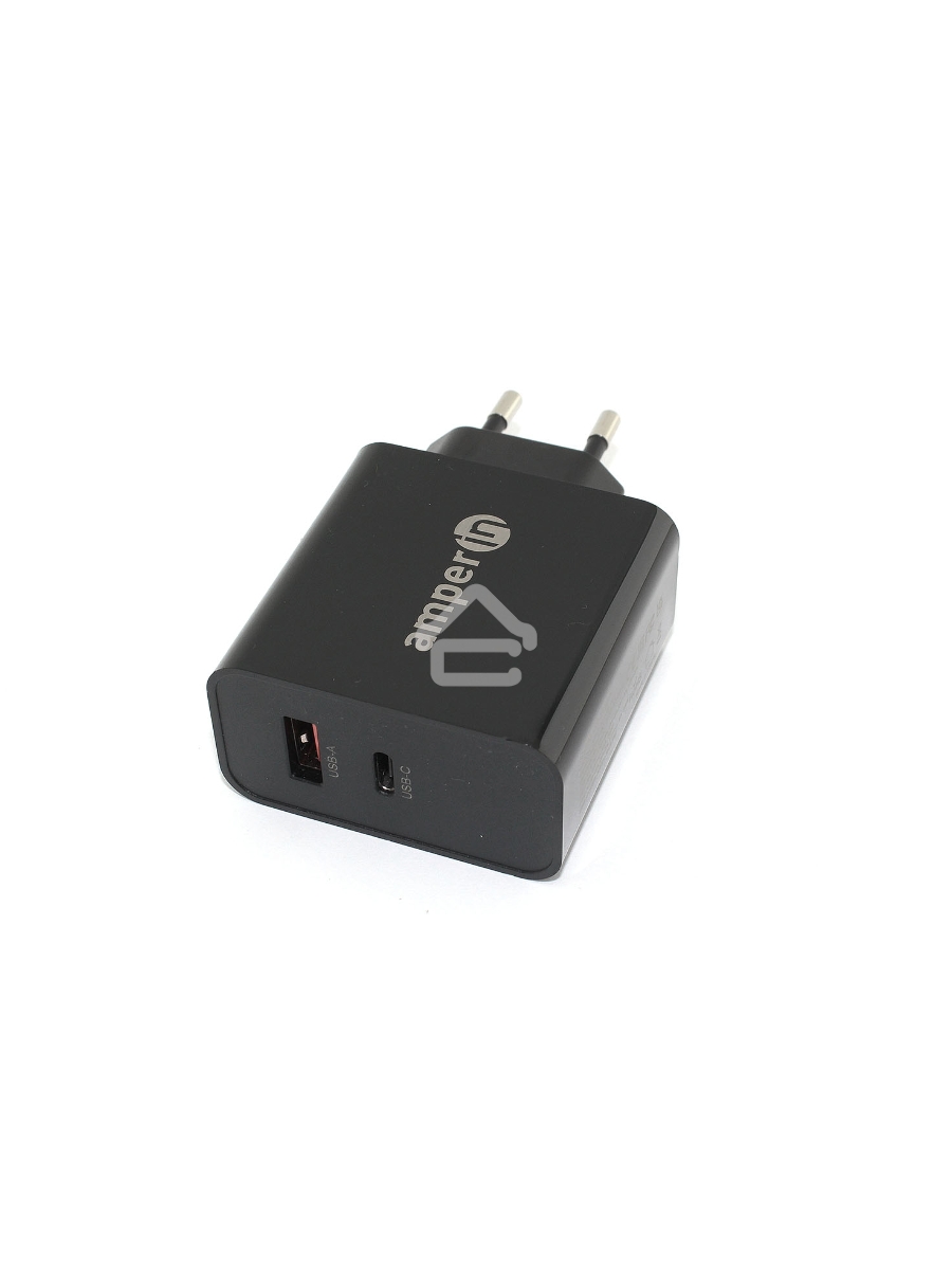 Блок питания (сетевой адаптер) Amperin USB-C (YDS-TC065-011PK) 65W, черный