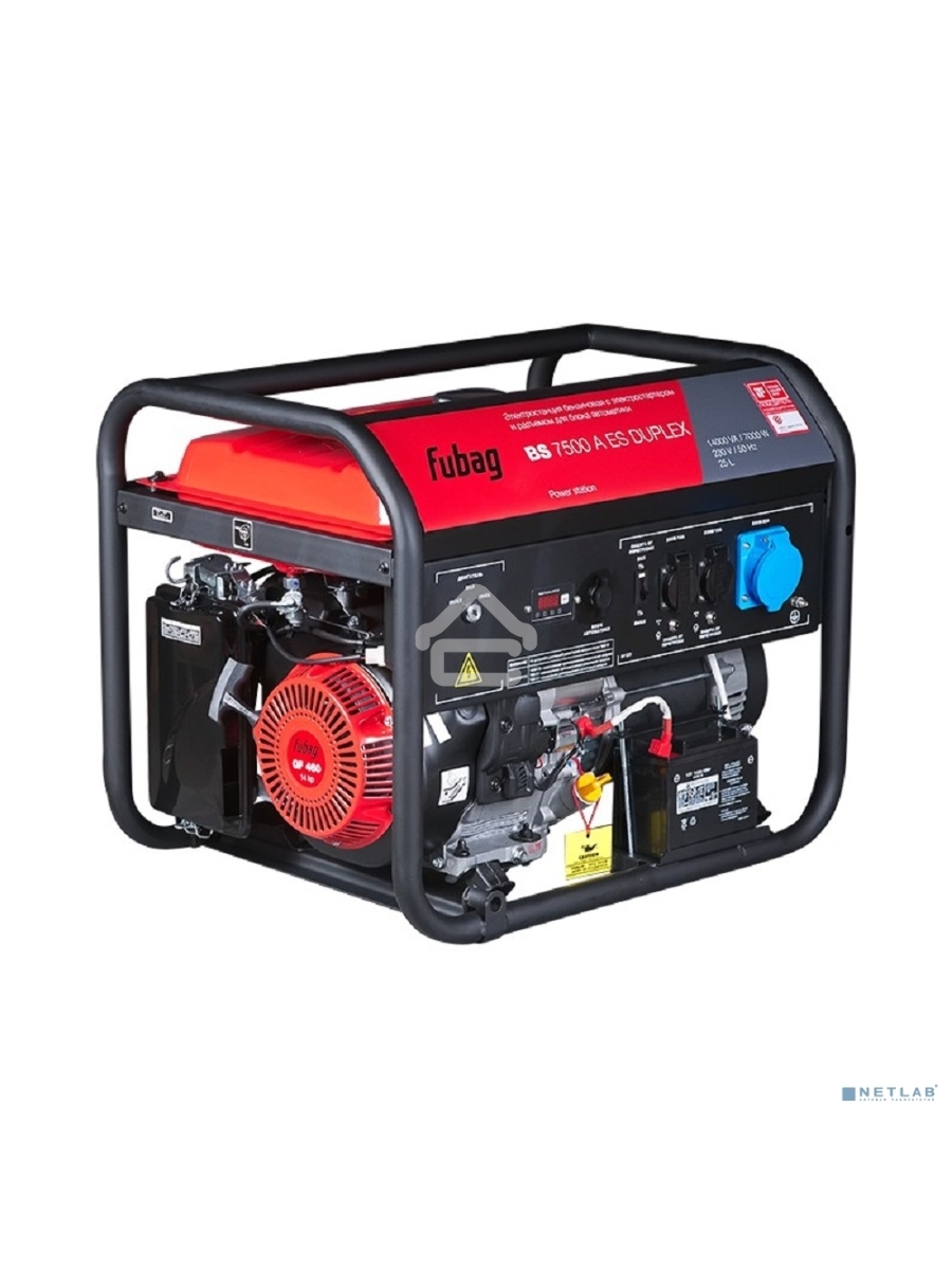 Электростанция бензиновая FUBAG BS 7500 A ES DUPLEX, 641001
