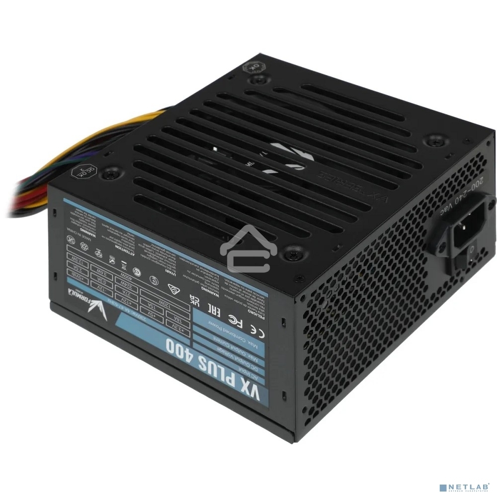 Блок питания Aerocool/Formula VX-400 PLUS, 400Вт, 120мм, черный