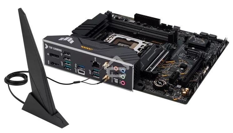 Материнская плата ASUS TUF GAMING B660M-PLUS WIFI, LGA 1700, Intel B660, 4xDDR5, 4xSATA, 2xM.2, 1xPCIe 5.0 x16, 1xPCIe 3.0 x4, 1xPCIe x1, 1xDP, 1xHDMI, 1x 2.5Gb LAN, 4xUSB-A 3.2 Gen 2, 1xUSB-A 3.2 Gen 1, 2xUSB 2.0, 1xUSB-C 3.2 Gen 2x2, 5x3.5 мм, 7.1, mATX