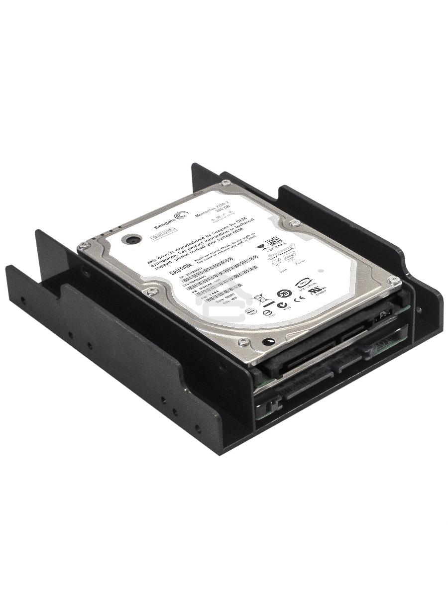 Салазки (переходник) ExeGate EX292545RUS HD-22T3P пластиковые для установки 2xHDD/SSD 2.5